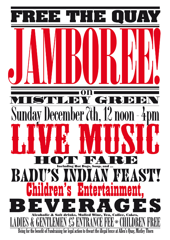 Free The Quay Jamboree Poster